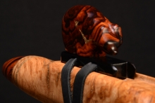 Oak Burl Native American Flute, Minor, Low E-4, #F21J